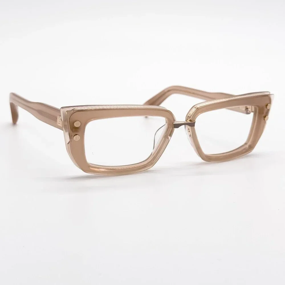 NEW BALMAIN EYEGLASSES BPX-134C CAT EYE NUDE WOMEN EYEWEAR